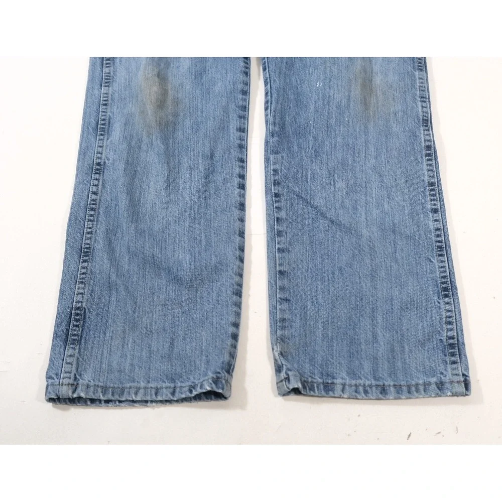 Wrangler Jeans Mens 34x32 Blue PBR Professional Bull Riders Straight Leg Denim
